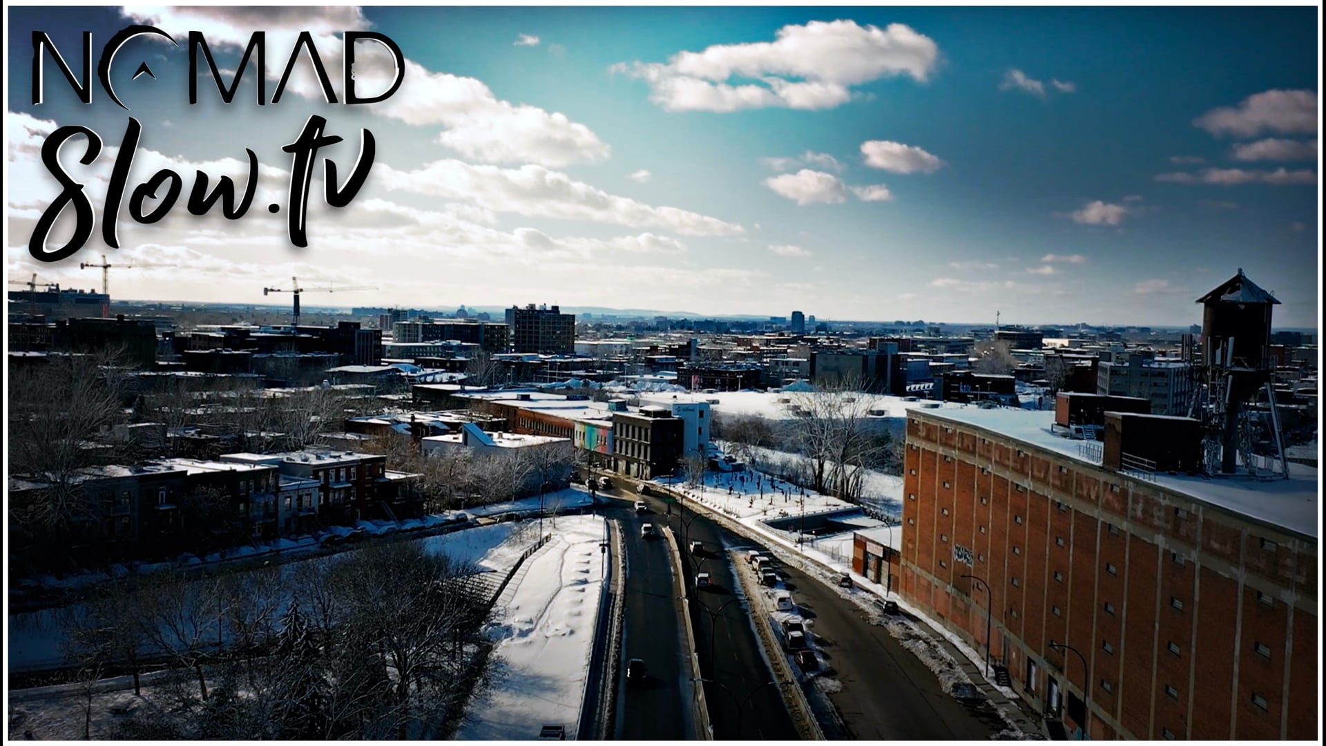 NOMAD Nation - Slow Winter - drone shot