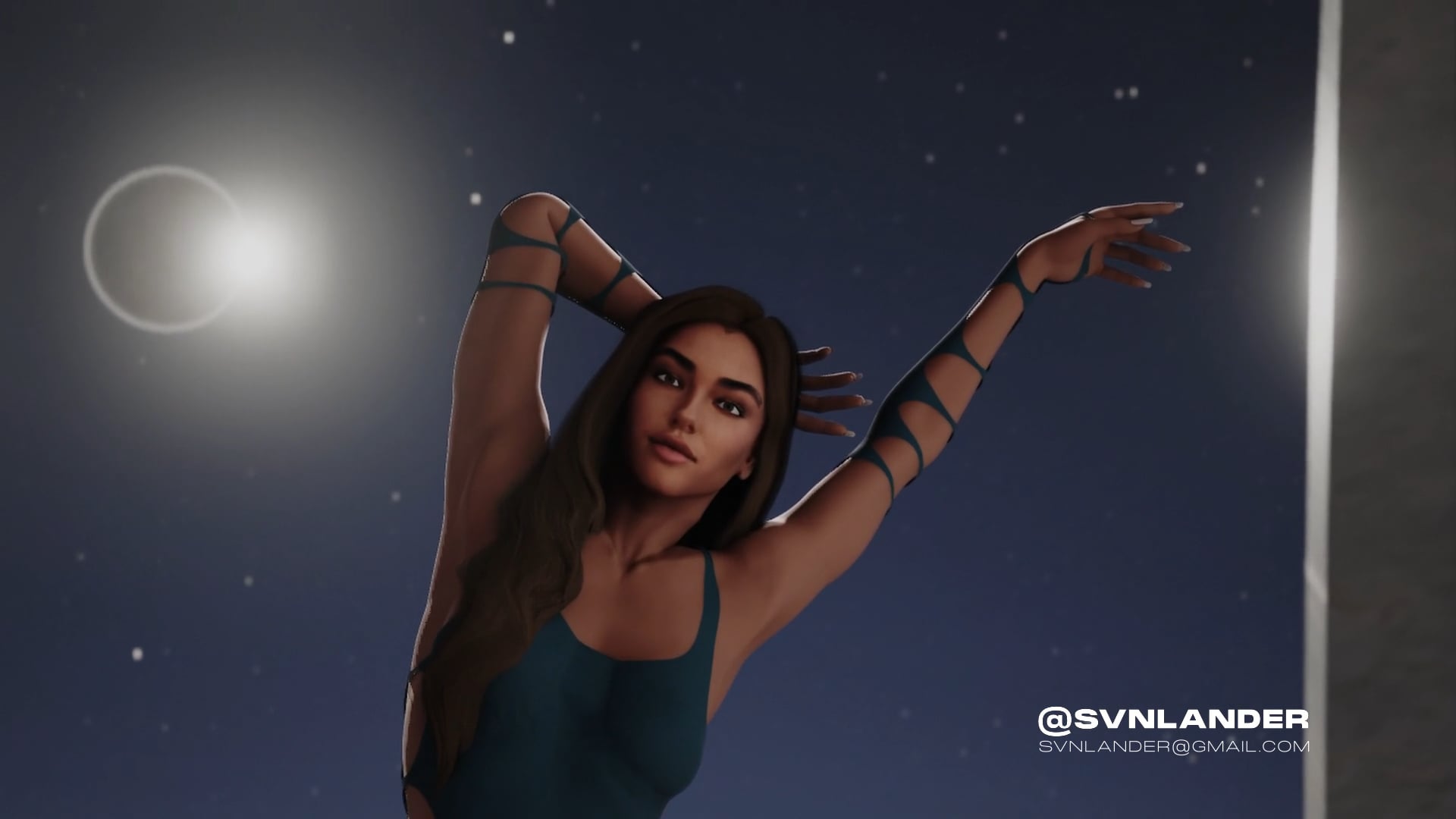 Madison Beer 3D MV Scene