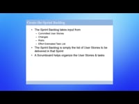 Create the Sprint Backlog