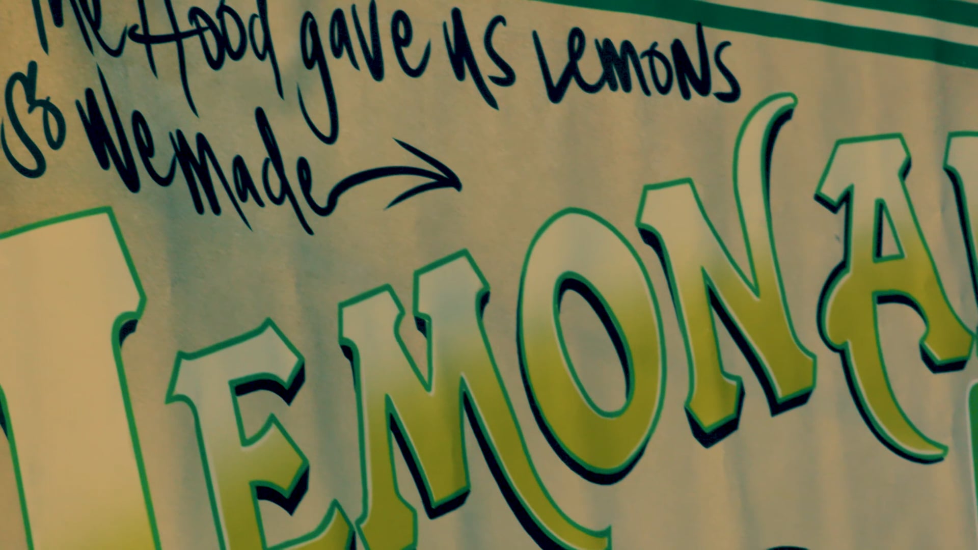 Cheif’s Green Lemonade Commercial