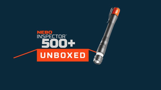 Розпаковка ручного ліхтаря Nebo Inspector 500+