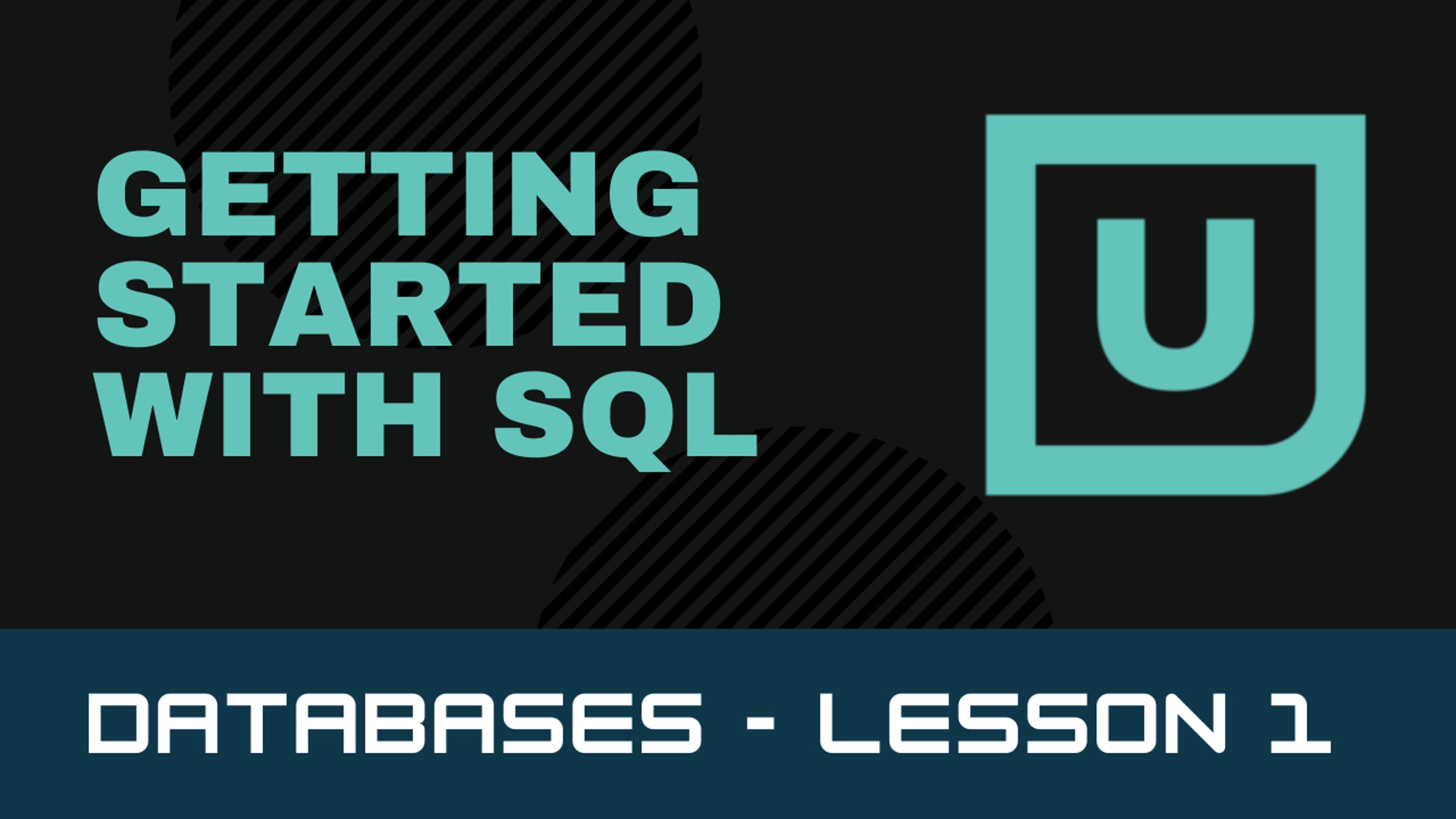 Database - Getting Started - SQL Lesson 1 | Videos & Movies on Vimeo
