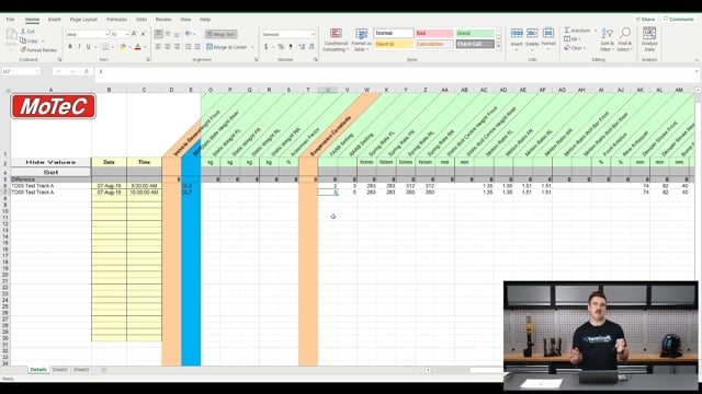 284 | Using Digital Setup Sheets with Logged Data