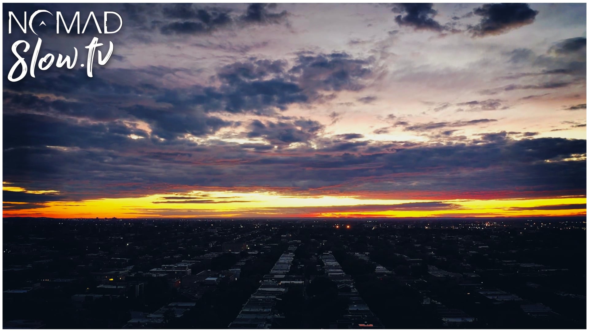 Divine Life Society - Jesse Gallagher | Walk in a Montreal Parc  Drone sunset