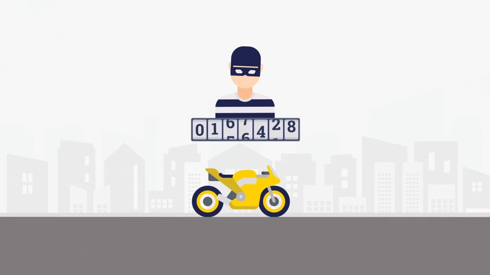 Video afspelen "2D Animatie | RDW - Motor Tellerstand Registratie (2021)"