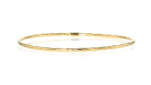 Italian 14kt Yellow Gold Twisted Bangle Bracelet
