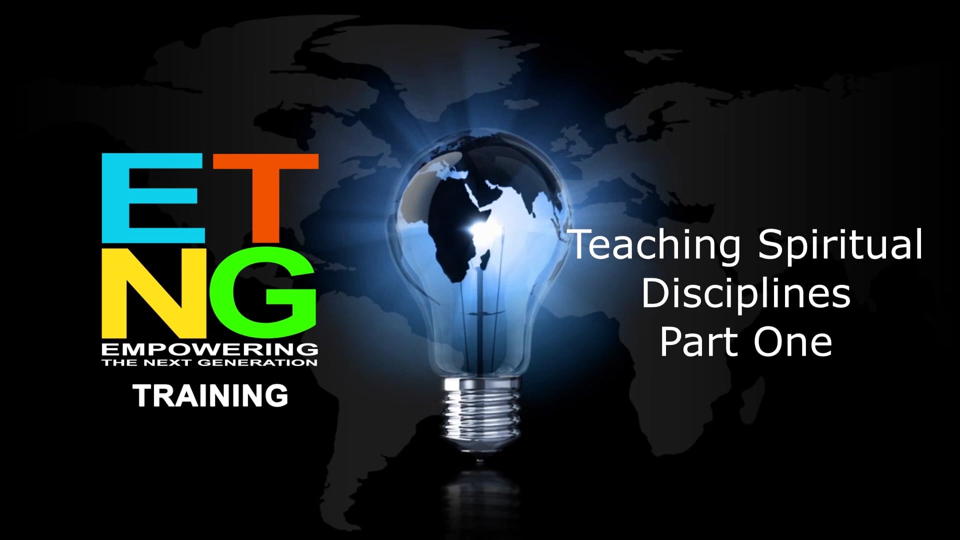 8: Spiritual Disciplines Part One