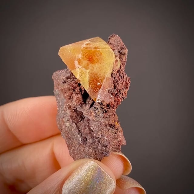 Wulfenite with Quartz (rare combo)