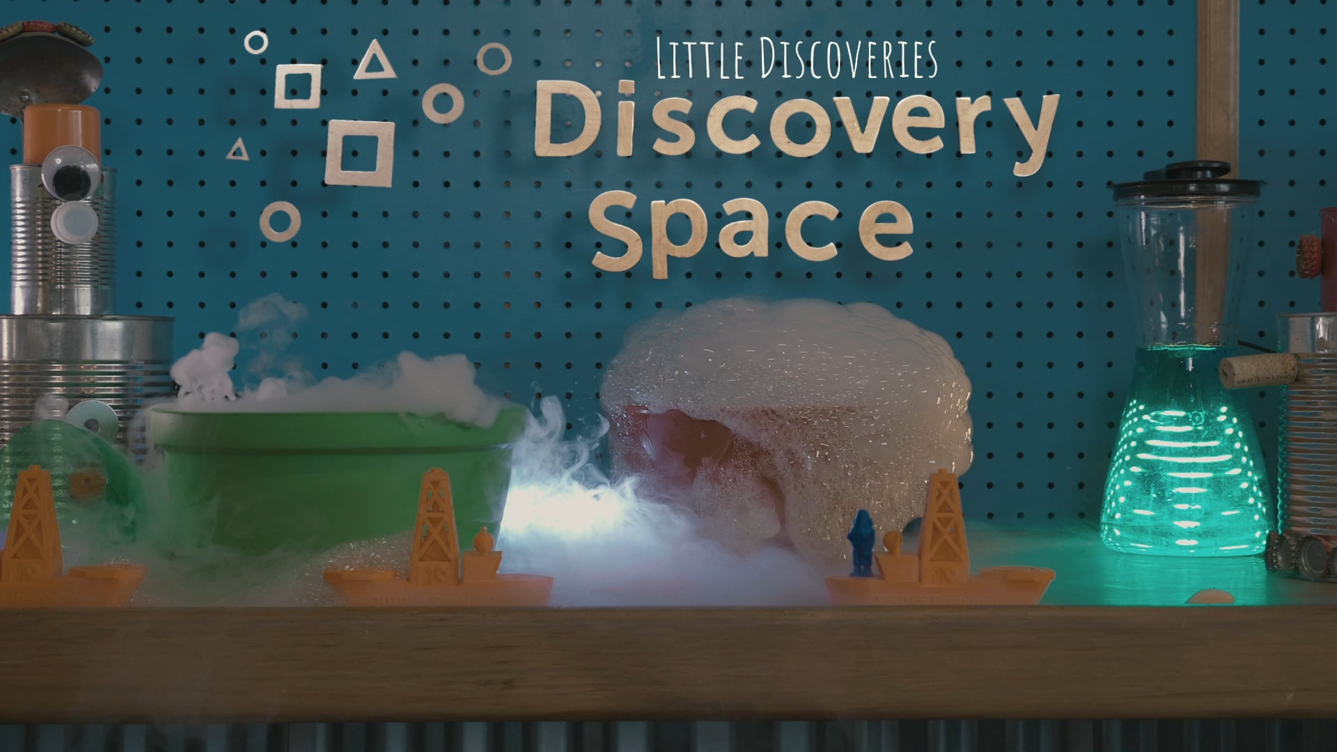 Little Discoveries: Dry Ice Bubbles