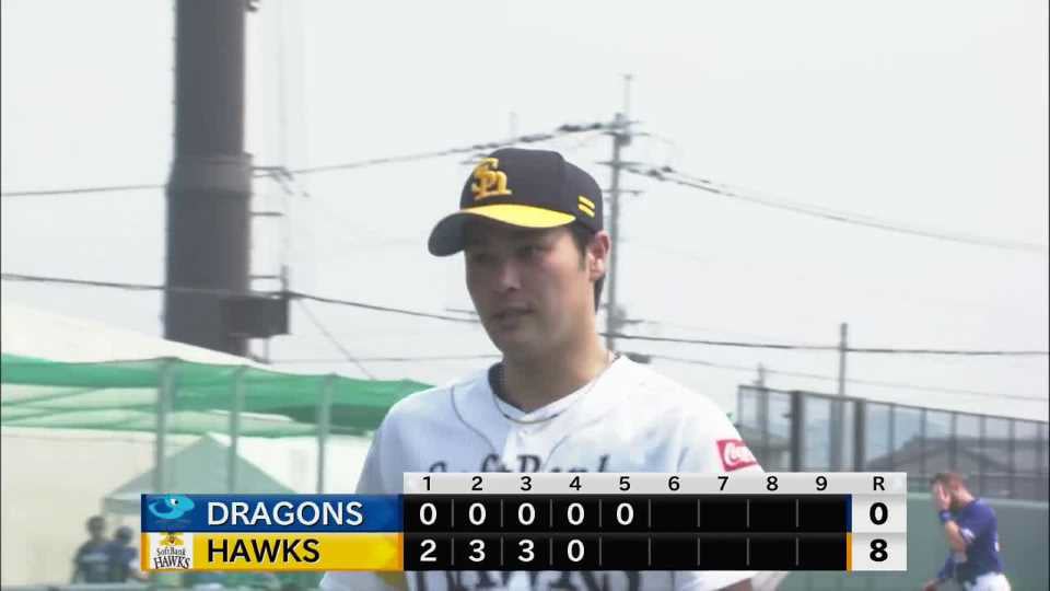 【ファーム】ホークス・笠谷 5回1安打無失点7奪三振と抜群の投球を見せる‼ 2021/6/10 H-D(ファーム)