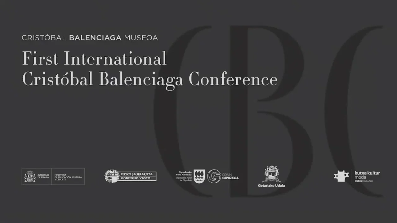 International Cristóbal Balenciaga conference (online)Cristóbal Balenciaga  Museum, Getaria, ES1. – 2.10.2020 