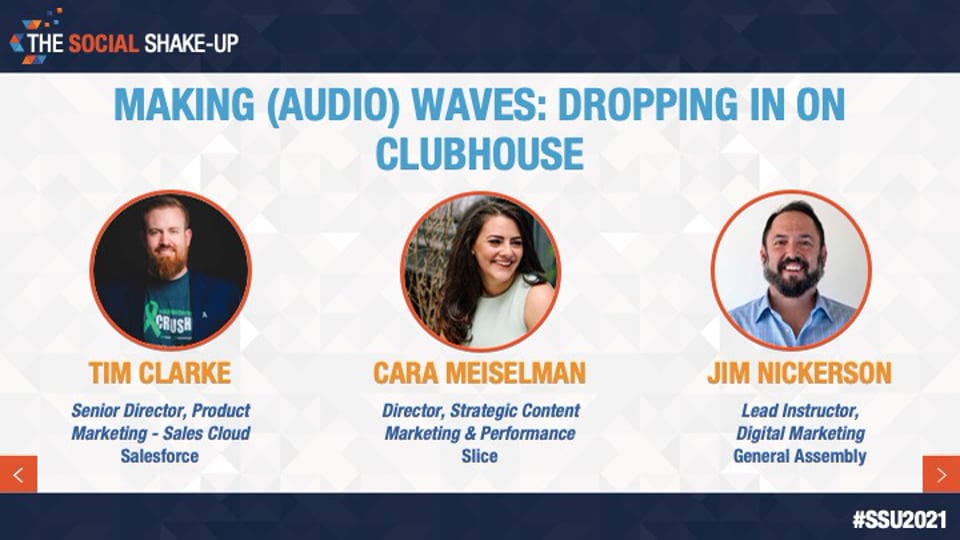 Making (Audio) Waves: Dropping in on Clubhouse