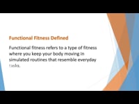 What Is Functional Fitness?