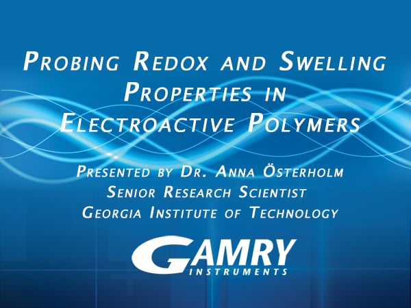 Probing Redox and Swelling Properties in Electroactive Polymers