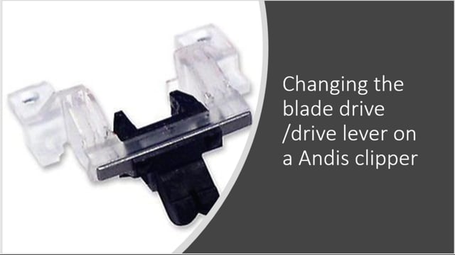 How to change the blade drive on your Andis clipper