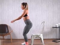 SENTADILLA APOYADO EN SILLA
