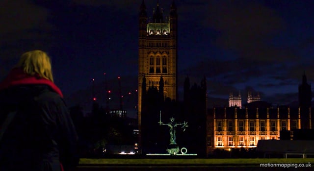 Mo Lea Houses of Parliament (Guerrilla Projection)
