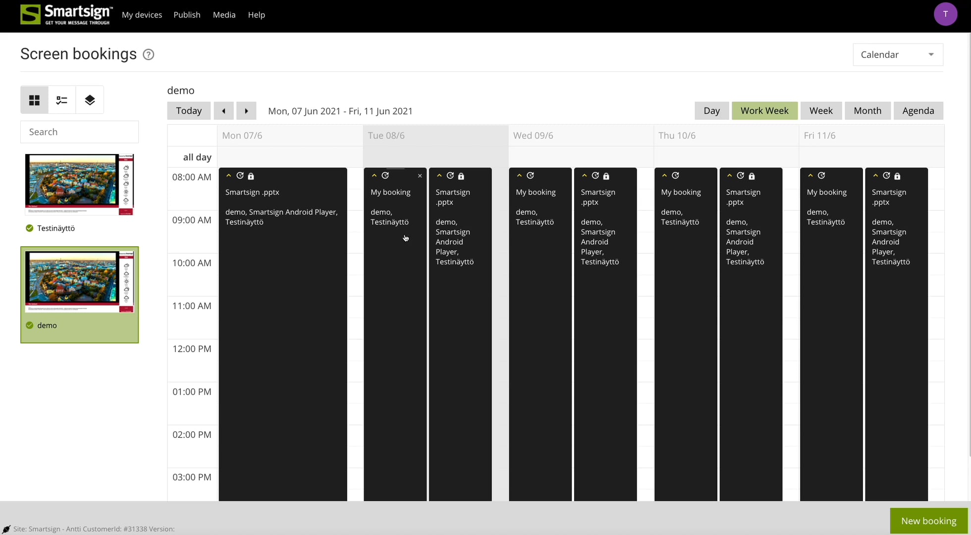 How to: Edit an existing booking in Smartsign on Vimeo