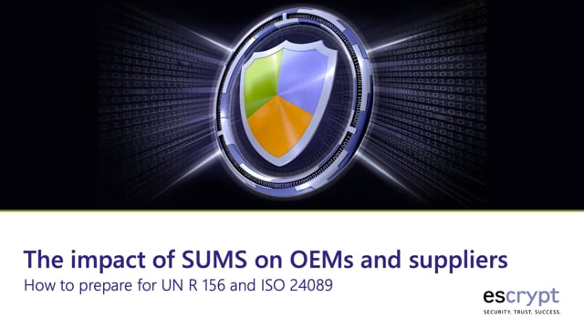 The impact of SUMS on OEMs and suppliers – how to prepare for UN-R 156 and ISO 24089