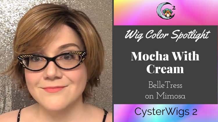 Wig Color Spotlight Mocha With Cream by BelleTress on Mimosa CW2E935 2018