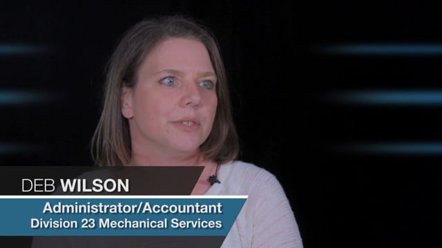 Division 23 Mechanical Services - Customer Success Story (Deb Wilson - Administrator/Accountant)
