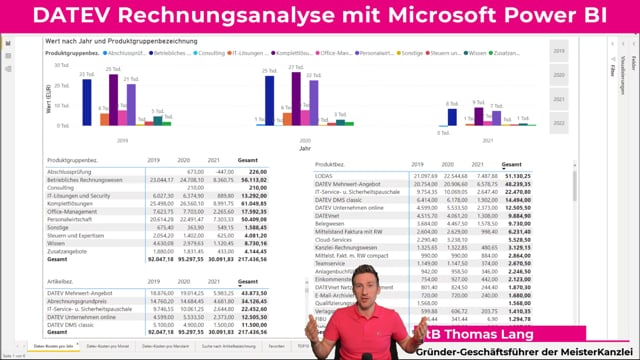 DATEV Rechnungsanalyse mit Power BI