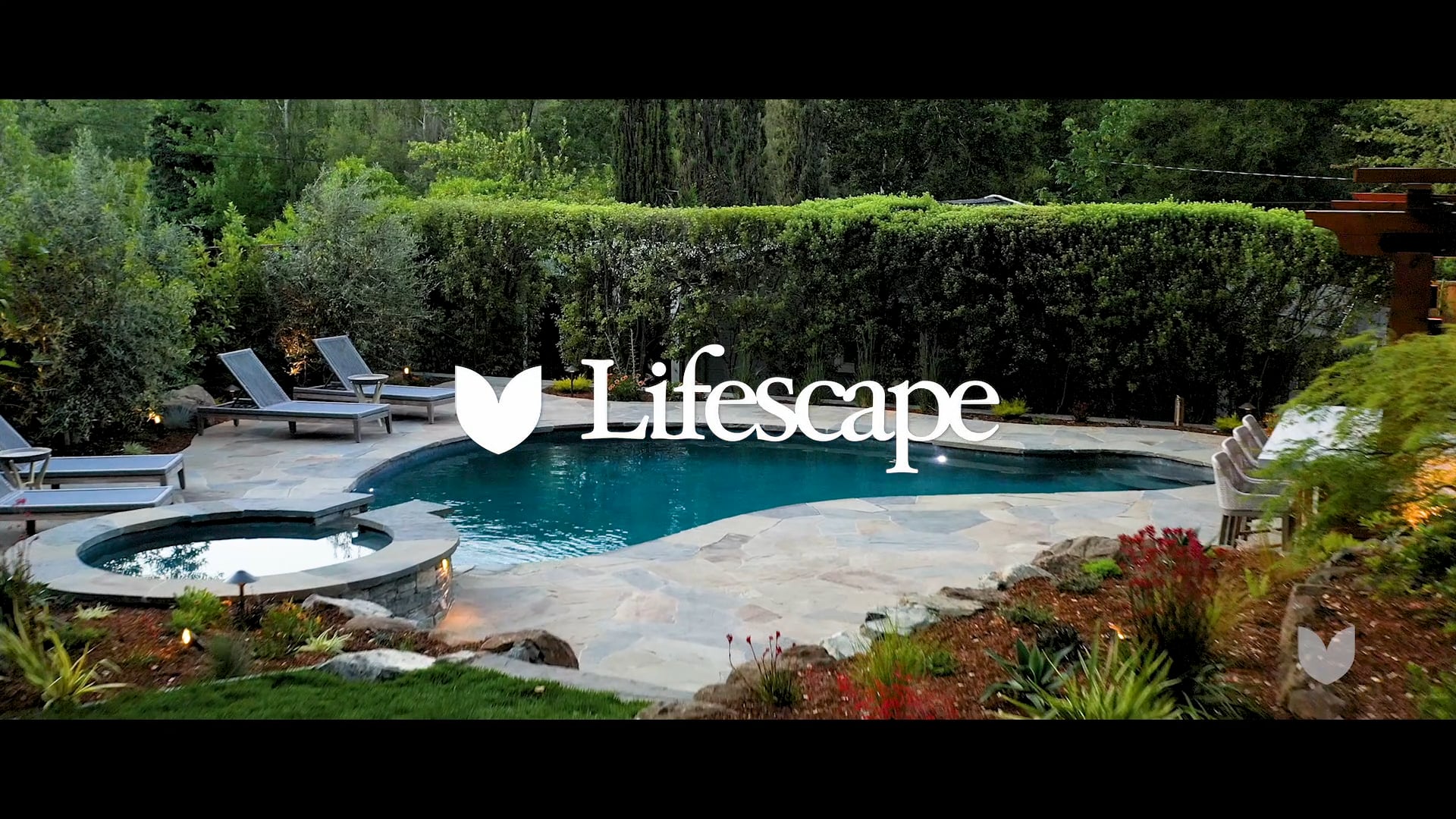 Poolside in Woodside, By Lifescape