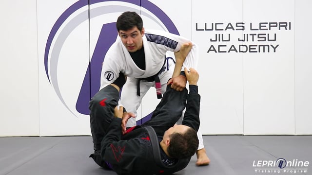 Spider Guard with Lasso Escape Variation to Kimura or Armbar