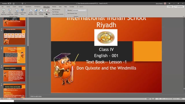 Don Quixote and the Windmills