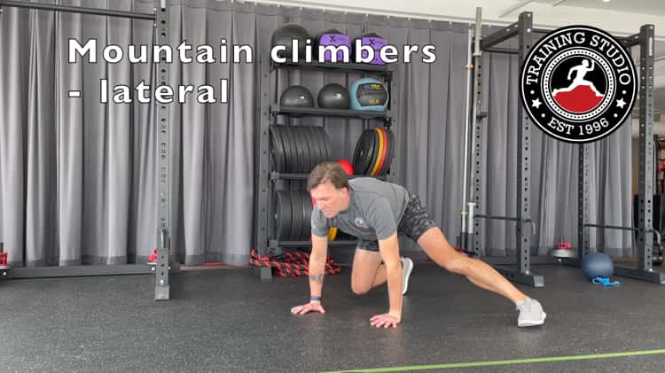 Lateral mountain climber discount exercise