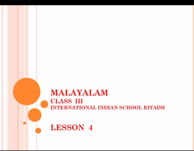 Lesson 04 Revision