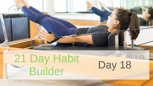 Day 18 Habit Builder - The Roll Down