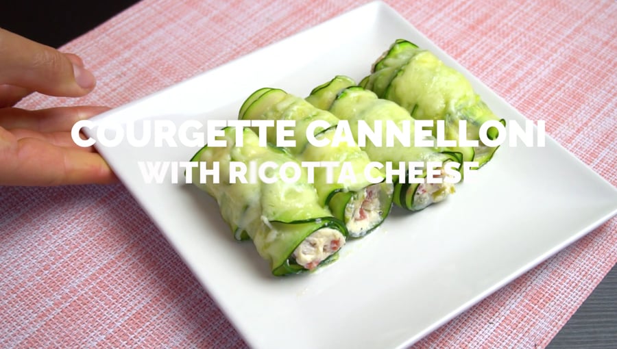 Cannelloni Zucchini with Ricotta Recipe