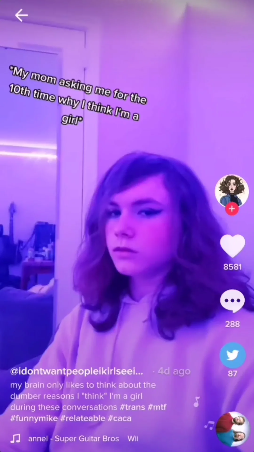 14 year-old on TikTok