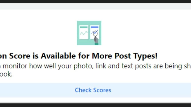 Neu: DIS Score für FB Postings ermitteln