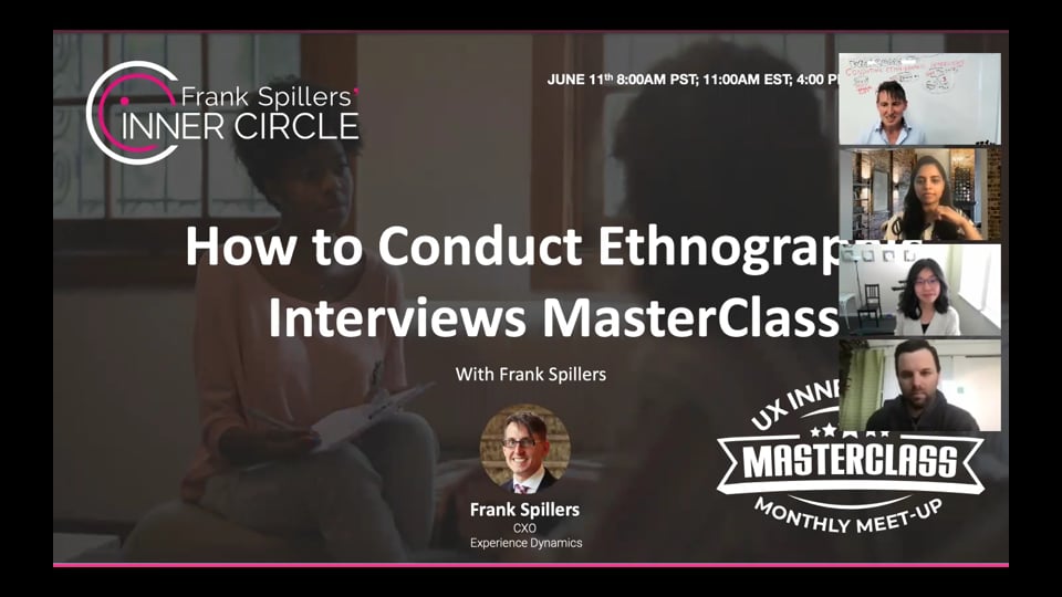 How to Conduct Ethnographic Interviews Masterclass