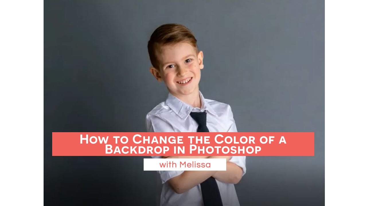 How to Change the Color of a Backdrop in Photoshop