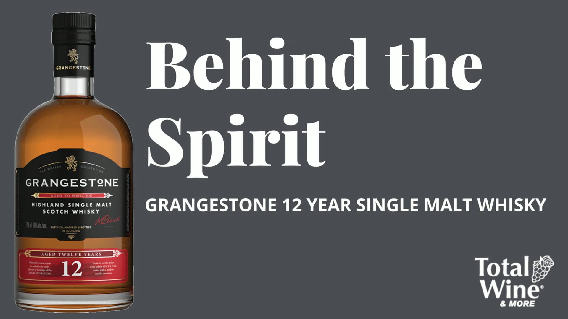 Grangestone 12 Yr Single Malt Whisky on Vimeo