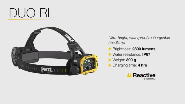 Lampe frontale rechargeable Petzl DUO S