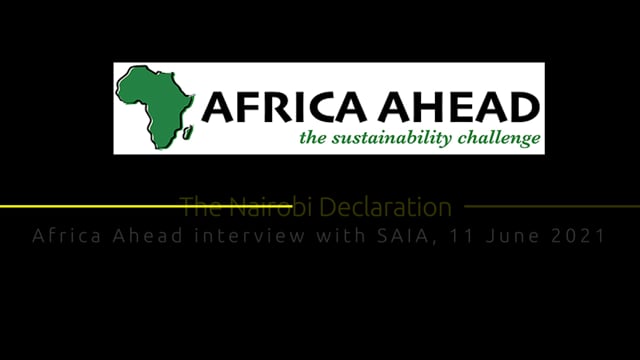 VIDEO: SAIA heralds the importance of the Nairobi Declaration
