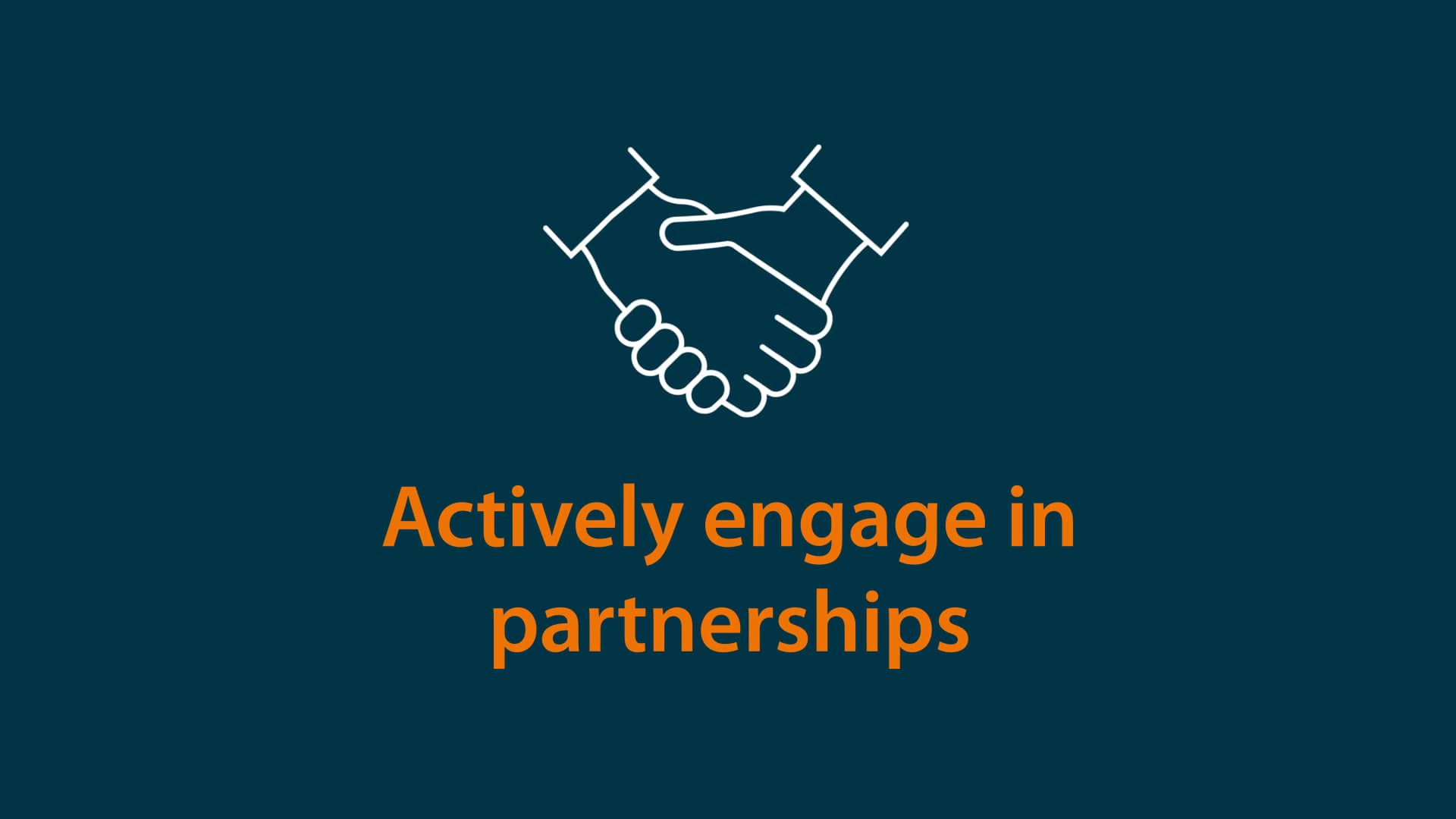 BEWI - Actively engage in partnerships on Vimeo