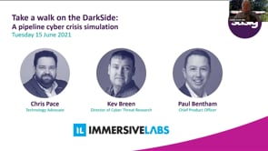 Tuesday 15 June 2021 - Take a walk on the DarkSide: A pipeline cyber crisis simulation