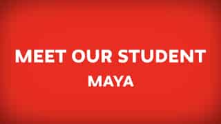 Video preview for Student Testimonial: Maya