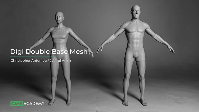 Male Body Base Mesh