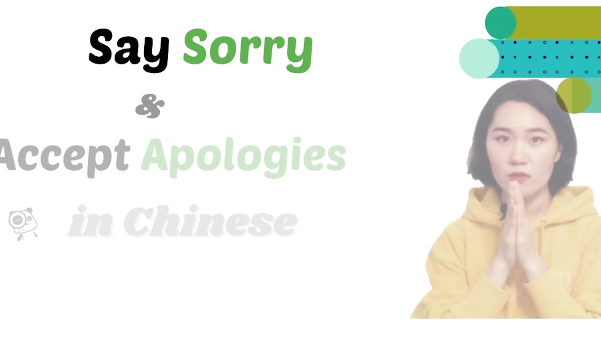 DigMandarin - Saying Sorry and Accepting Apologies in Chinese