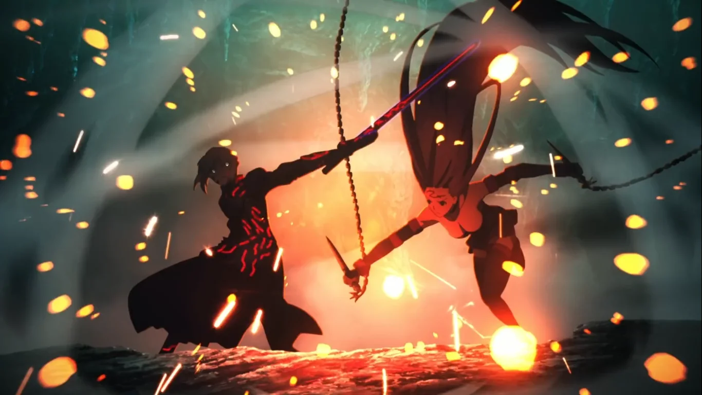 Fate/Stay Night Heaven's Feel III Saber Alter vs Rider Full Fight. ( 60fps  ) - BiliBili