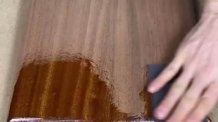 Applying Odie's Port Wine Pigment  DIY Non-Toxic Wood Stain on Vimeo