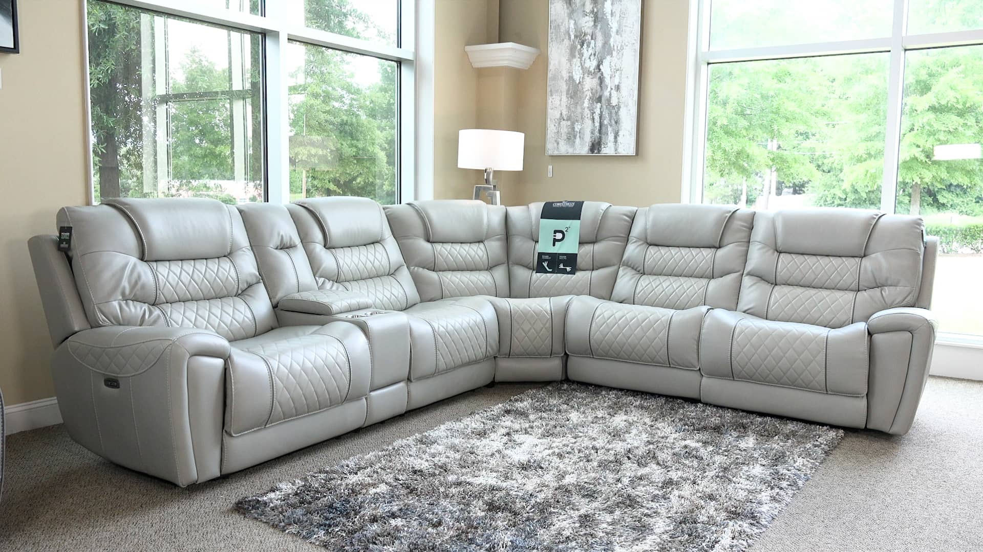 Corinthian Furniture Breckenridge Power Reclining Sectional on Vimeo
