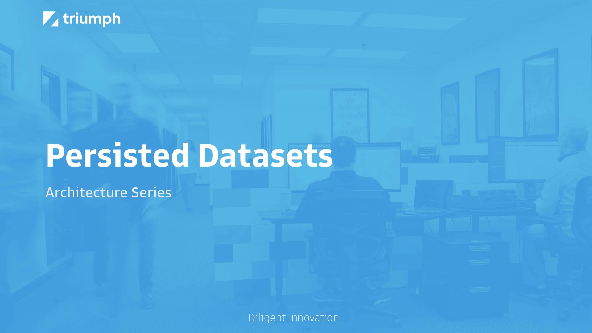 Persisted Datasets