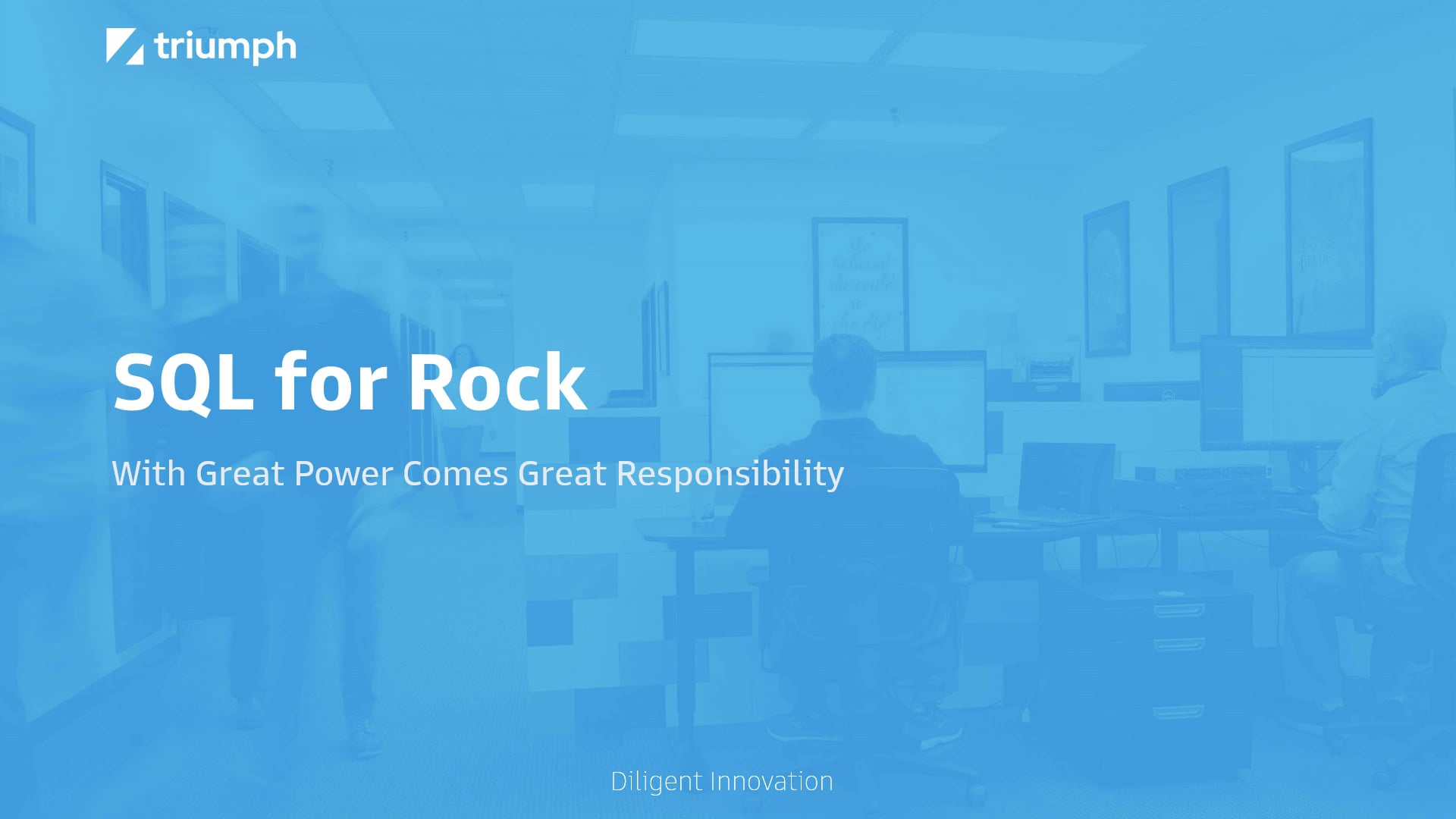 SQL in Rock